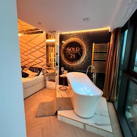 Apartmán Hanza Tower Gold Štetín