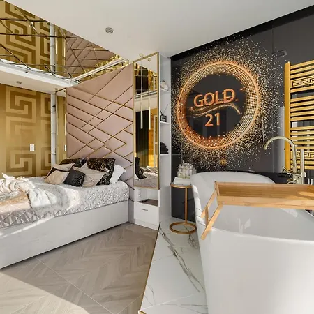 Apartmán Hanza Tower Gold Štetín