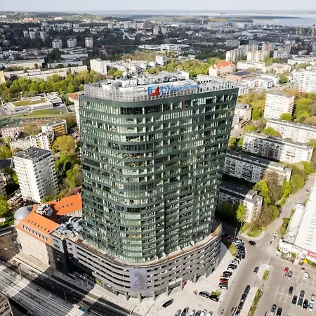 Apartmán Hanza Tower Gold Štetín