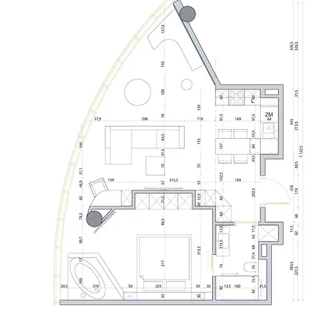 Hanza Tower Gold Apartmán *